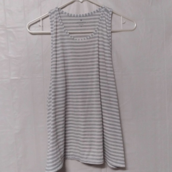 Athleta Essence Muscle Tank Top Racerback Striped Size M - Picture 1 of 8